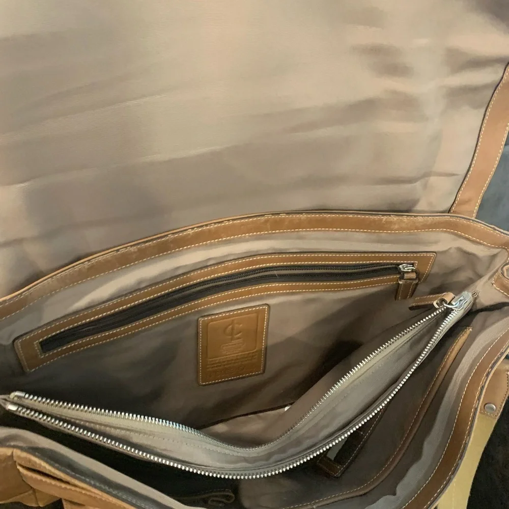 Coach Leather Satchel Briefcase - Picture 2 of 4